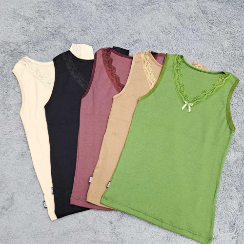 خرید تاپ گیپوردار پنبه فانریپ زنانه