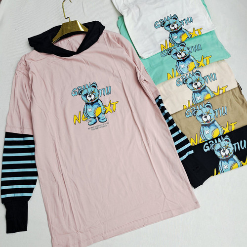 خرید بلوز زنانه کلاهدار فینگردار بهاری